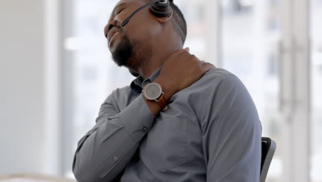 Stress,-customer-service-or-black-man-in-call