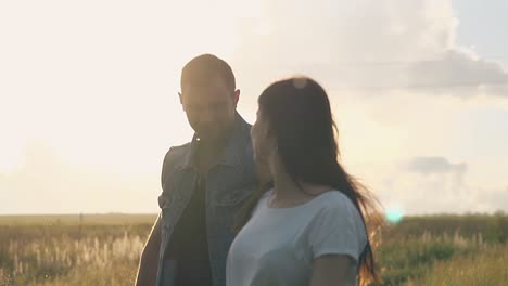 close-view-pretty-girl-runs-holding-handsome-man-hand