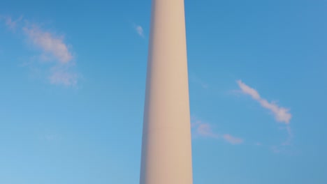 close-up of windmill produce clean energy and sustainable