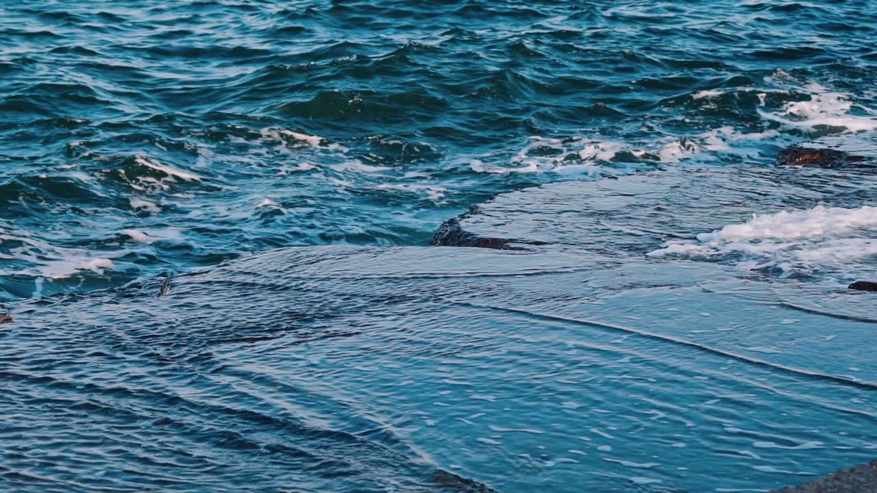 Sea water background. Sea surface summer wave background