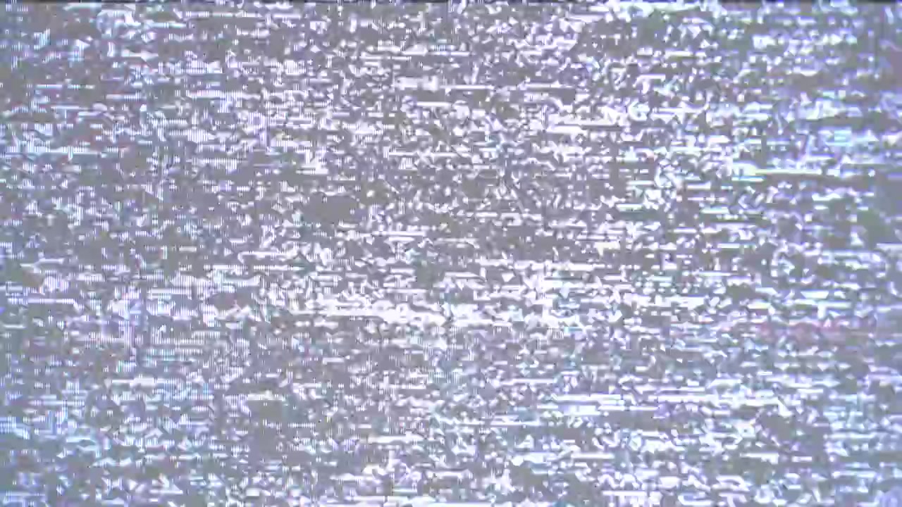 Flickering TV Static Noise with Changing Colors
