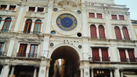 astrological clock in st mark square venice