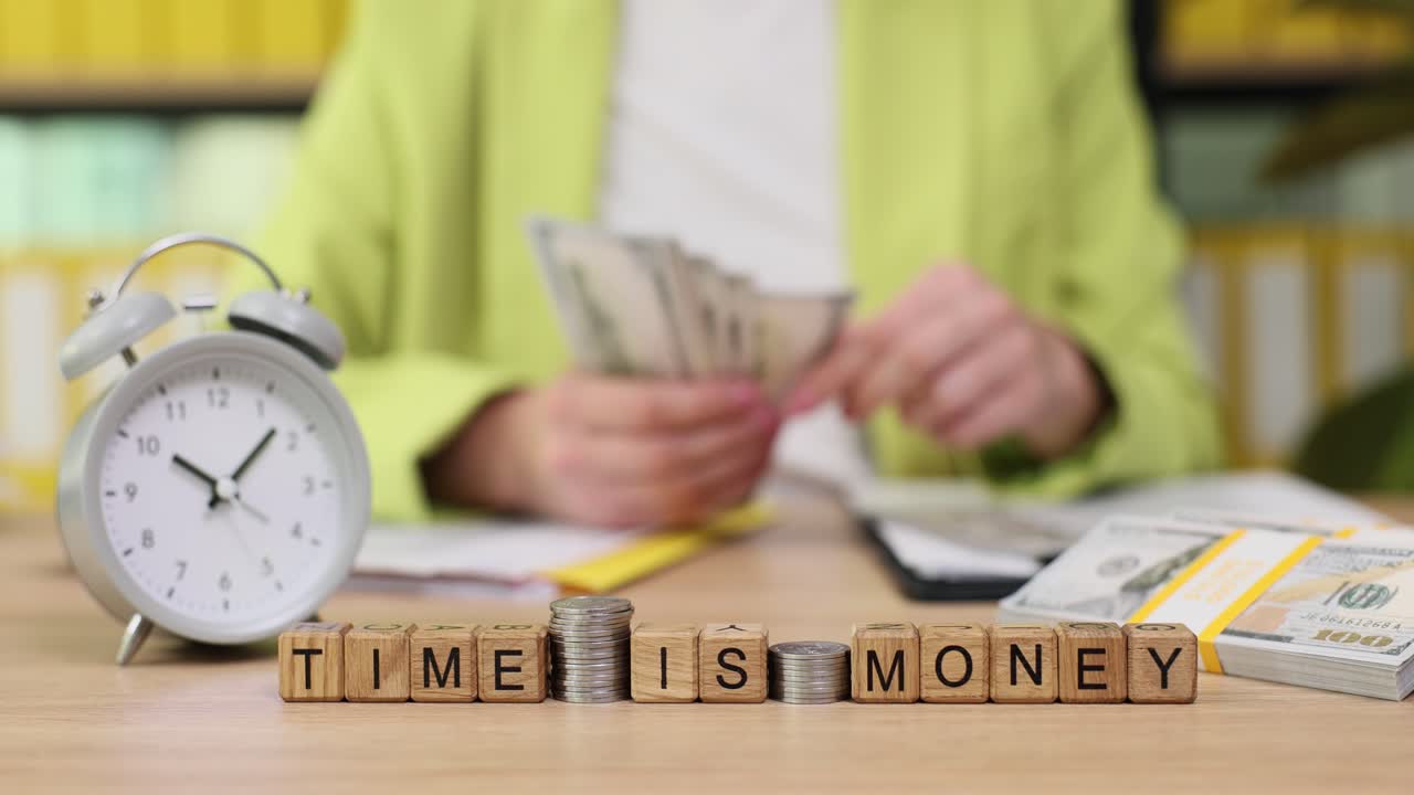 時間はお金の概念です