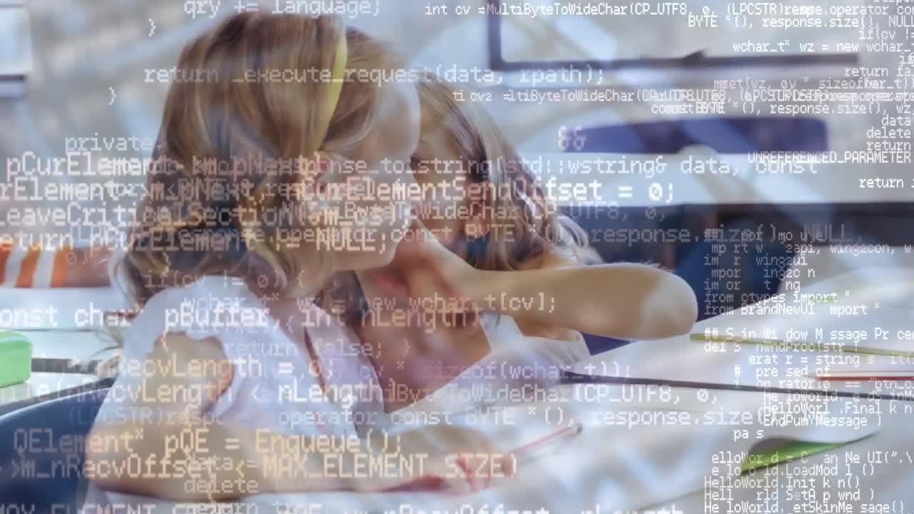 Animation of data processing over diverse group of students