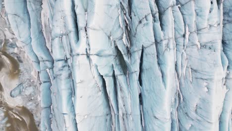 Top-down-aerial-view-on-Vatnajokull-glacier-in-Iceland