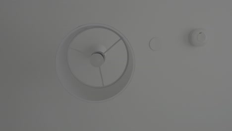 luz de techo y detector de humo