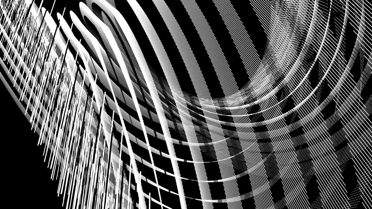 fondo en espiral abstracto animado en 4k