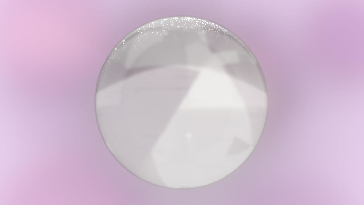 White 3D ball morphing with grey shades in modern seamless loop animated 4k background video.