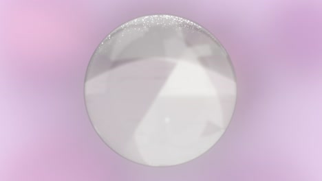 white 3d ball morphing with grey shades in modern seamless loop animated 4k background video.