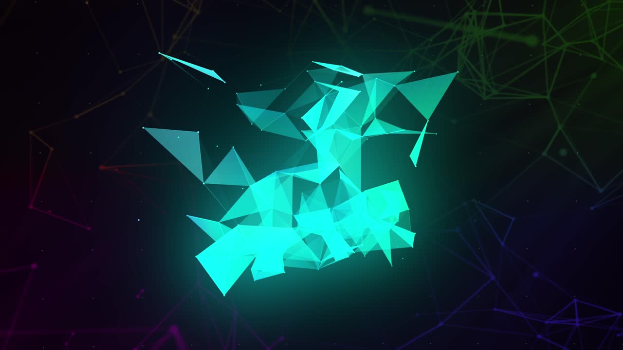 추상 화려한 기하학적 배경