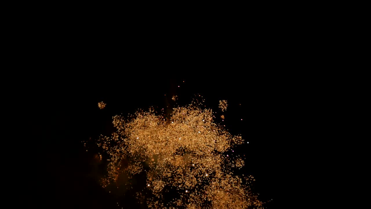 fuegos artificiales de colores, noche