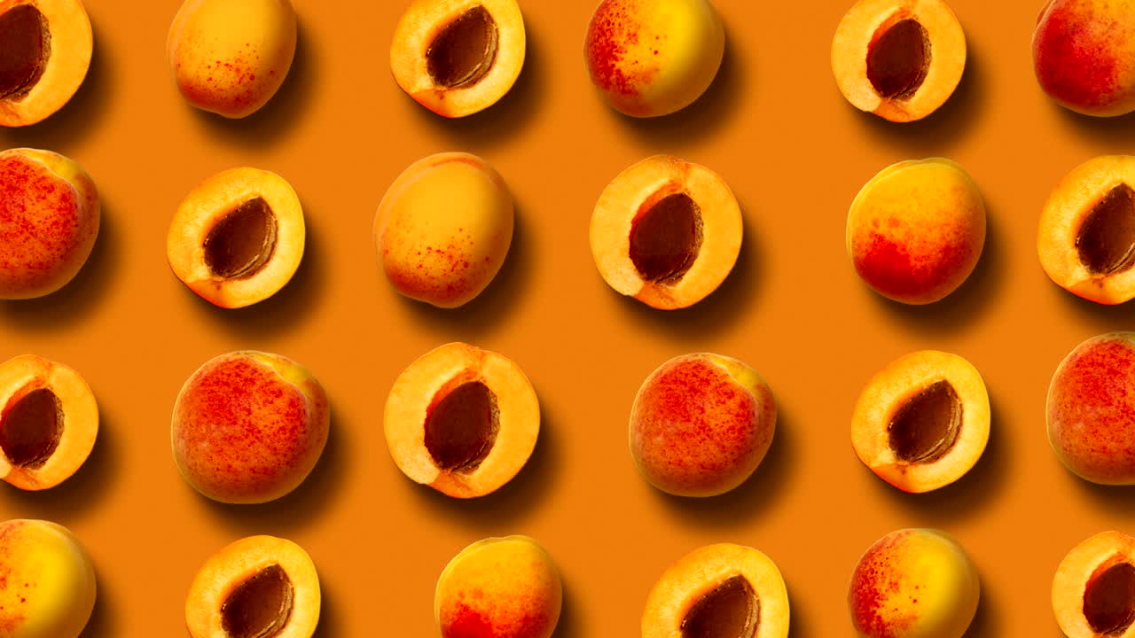 Fond d'abricots frais