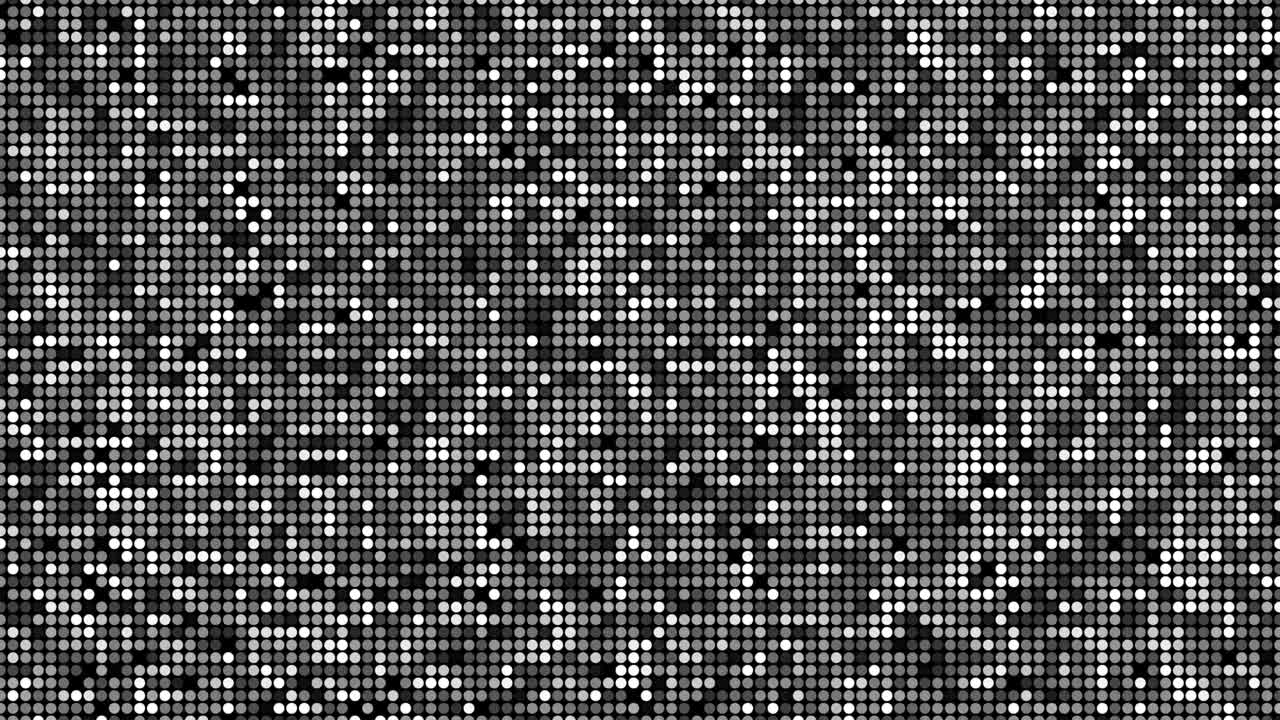 4k animated background of shimmering circles