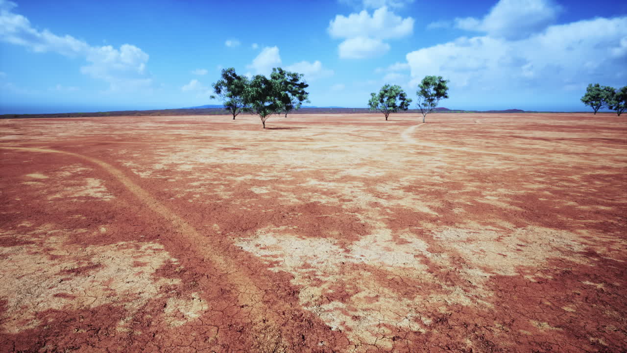 물이 없는 건조한 땅