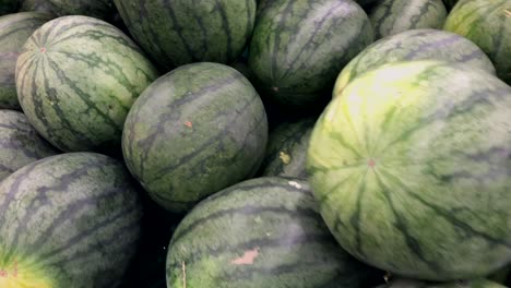 mercado de sandías y melones ecológicos