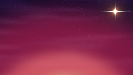 Cartoon-animation-background-with-motion-stars-and-moon-abstract-backdrop