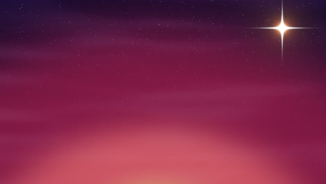 cartoon animation background with motion stars and moon abstract backdrop