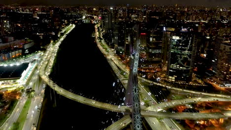 Paisaje-Urbano-Aéreo-En-Sao-Paulo-Brasil