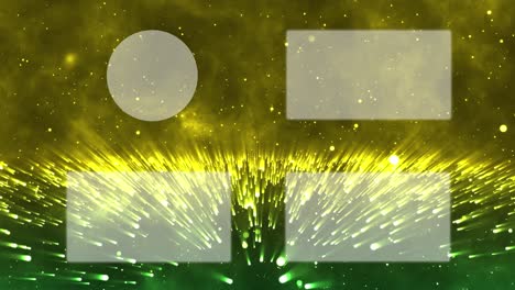 fantástico final de la luz tarjeta final de la pantalla gráficos de movimiento