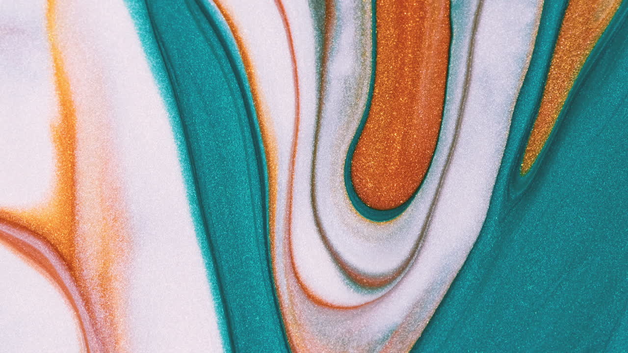 pintura líquida abstracta. ondulado. camara lenta