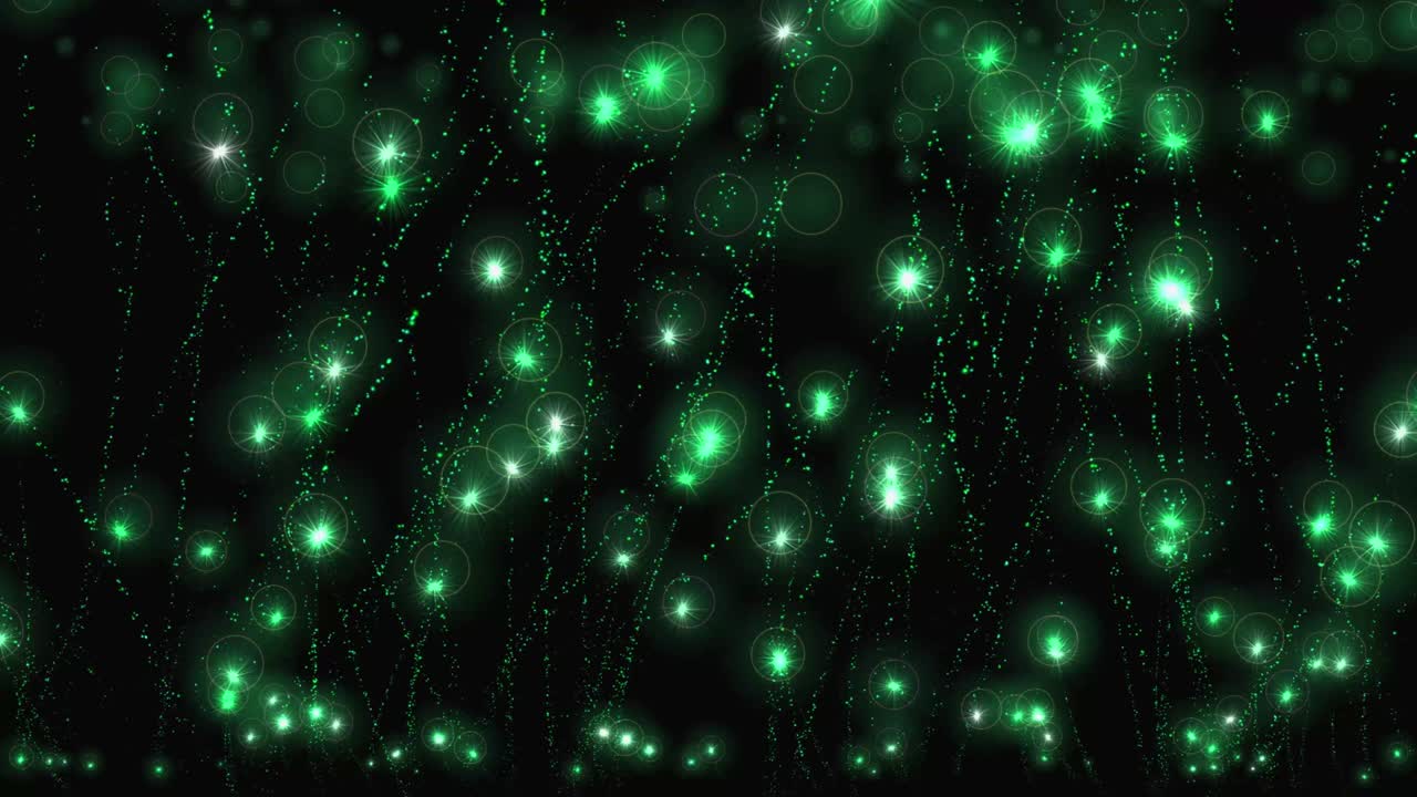 반이는 별 입자 애니메이션 모션 그래픽