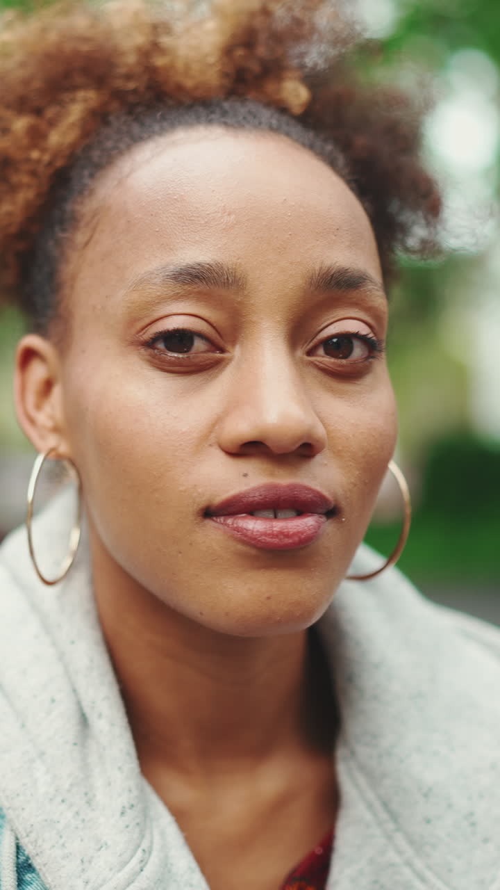 Portrait of a Woman with Hoop Earring