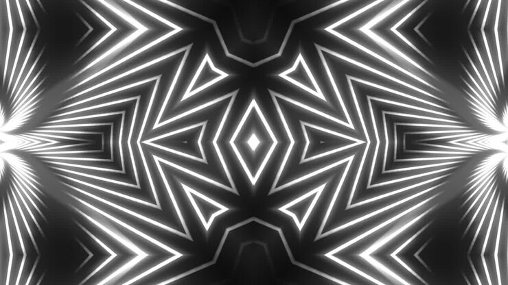 Abstract Geometric Light Patterns