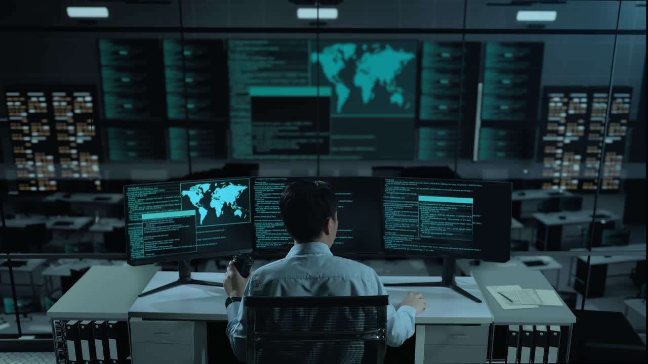 Network Security Control Room