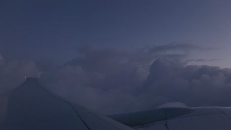 plane view on trip to dubai, purple, sunrise