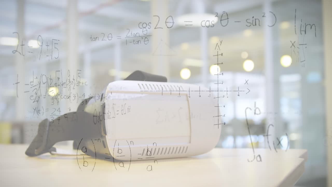 vr 헤드 ⁇ 을 통해 수학적 방정식의 애니메이션