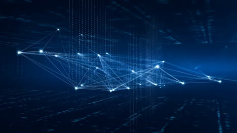 abstract digital network and data communication background