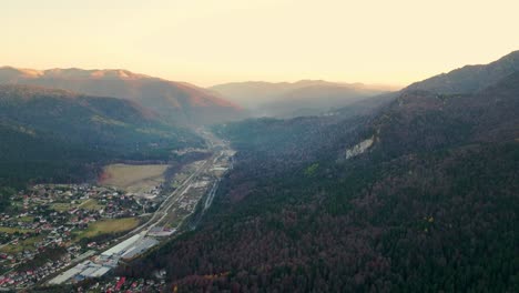 Temporada-De-Otoño-En-Logu,-Rumania