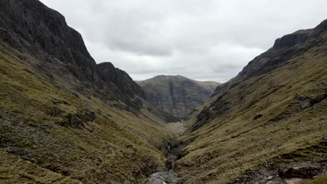 aerial view of glencoe valley