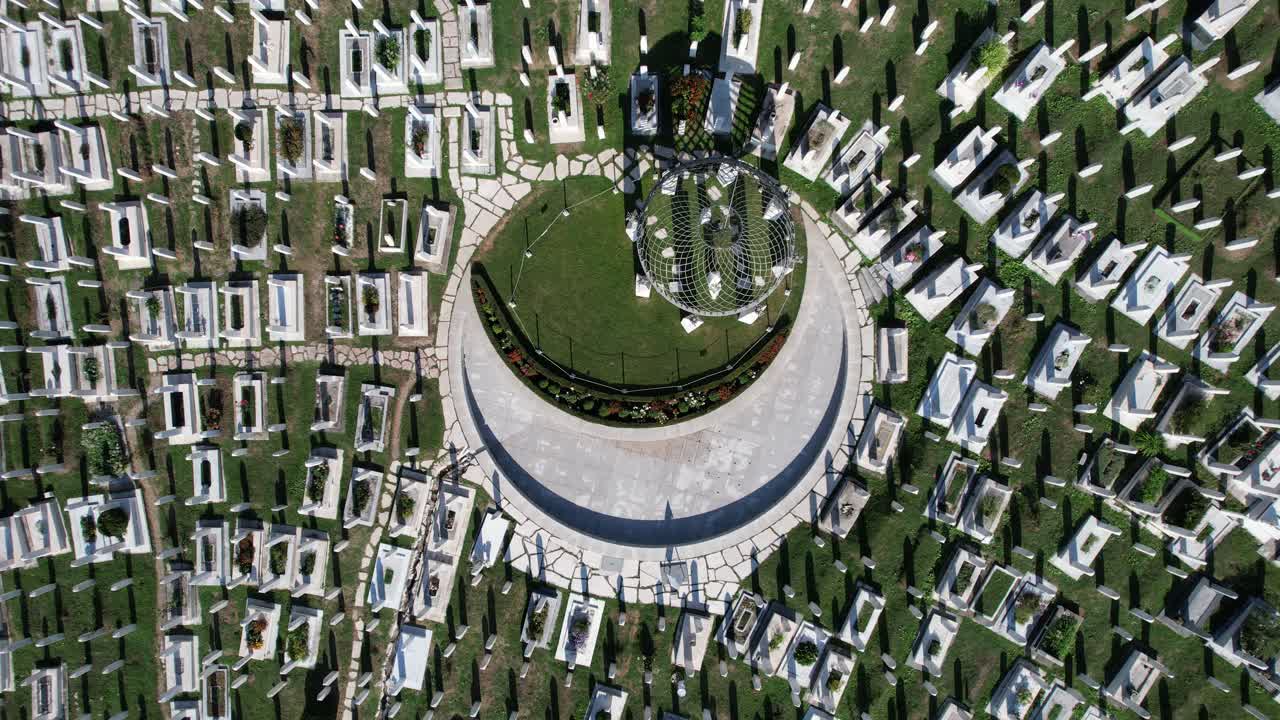 cementerio musulmán vista aérea