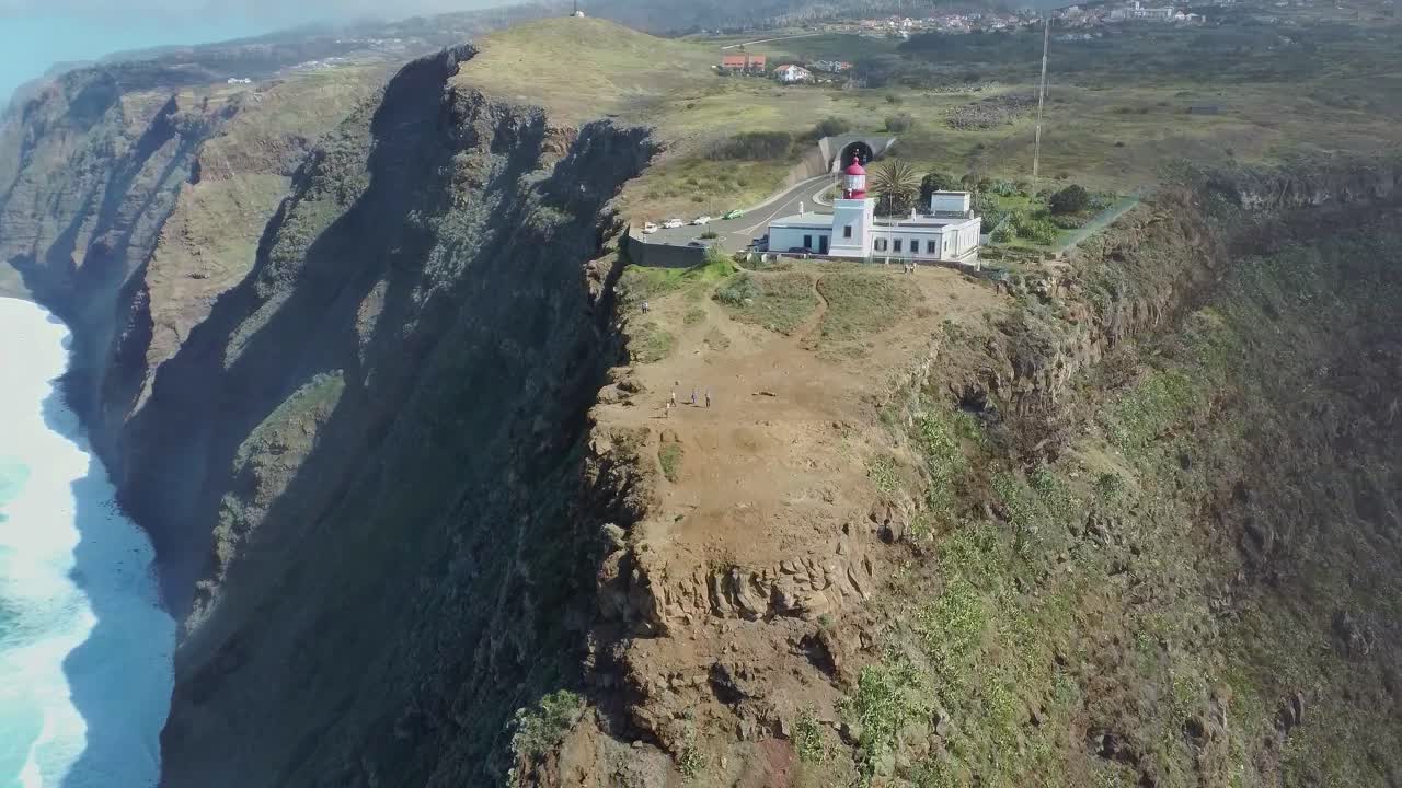 위에서 본 ponta do pargo 등대, 마데이라
