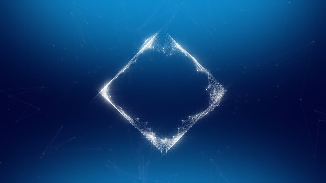 인터페이스 화면의 디지털로 생성된 비디오 4k