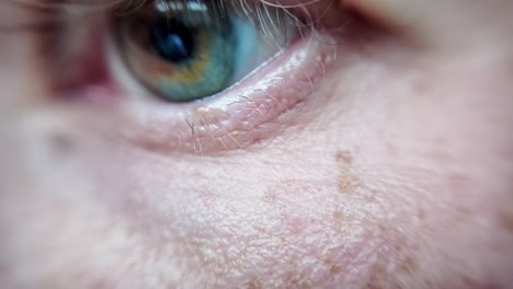 primer plano de un ojo humano