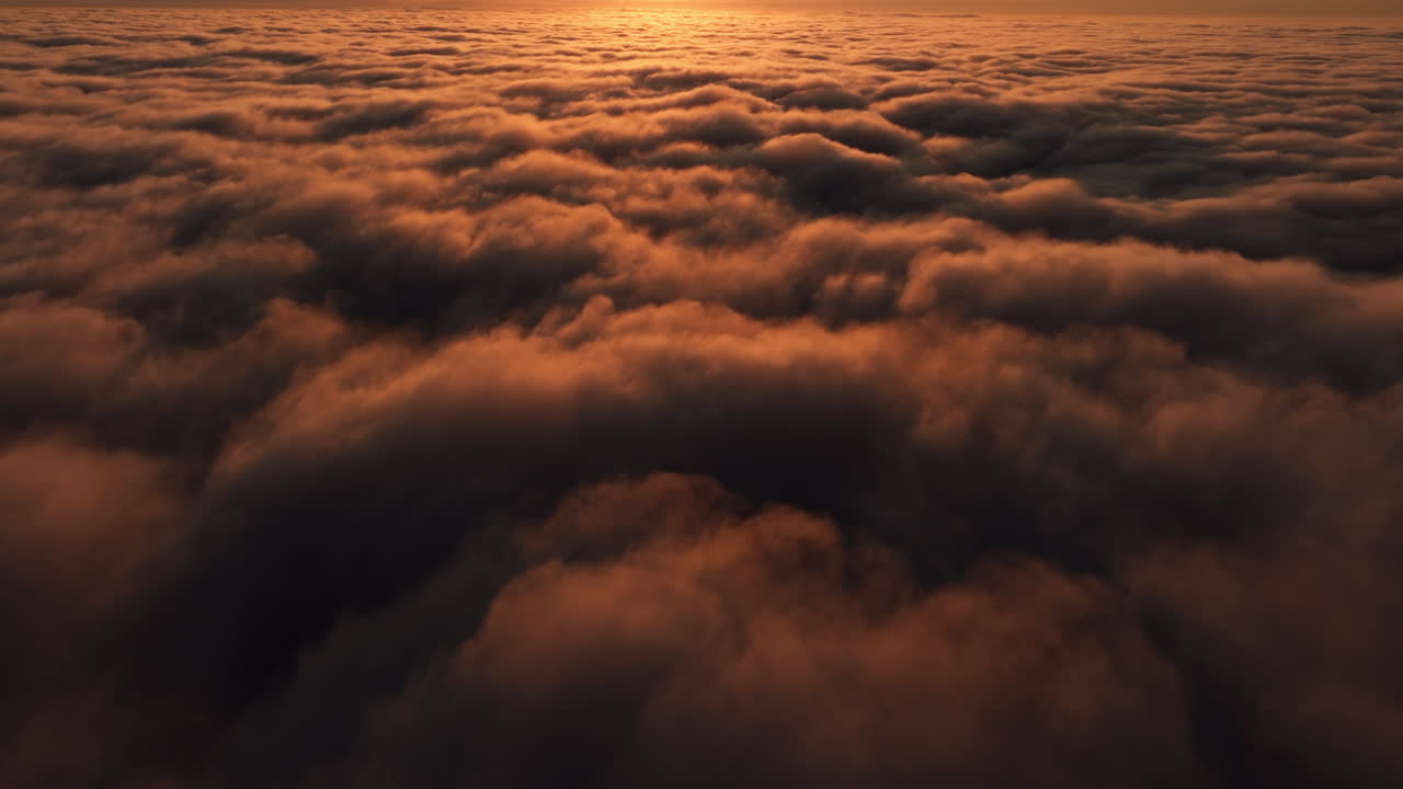 Sunrise or Sunset Through Clouds