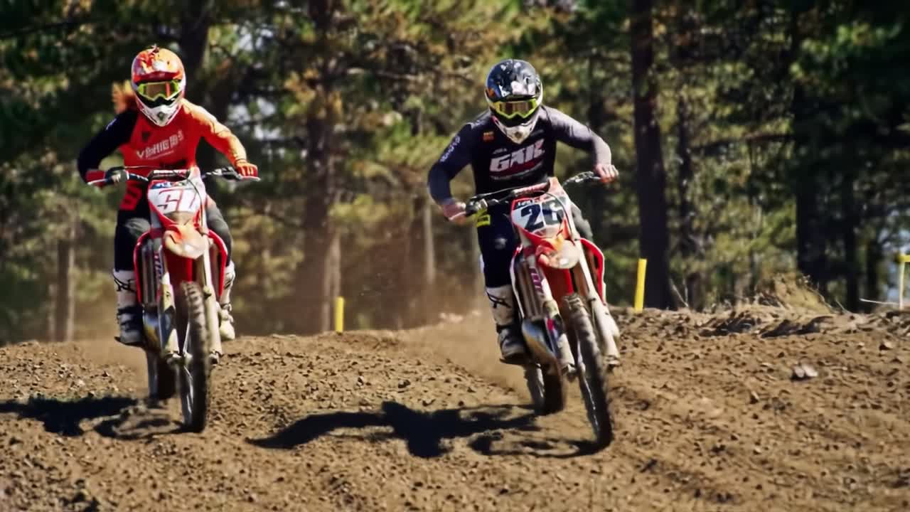 carrera de motocross