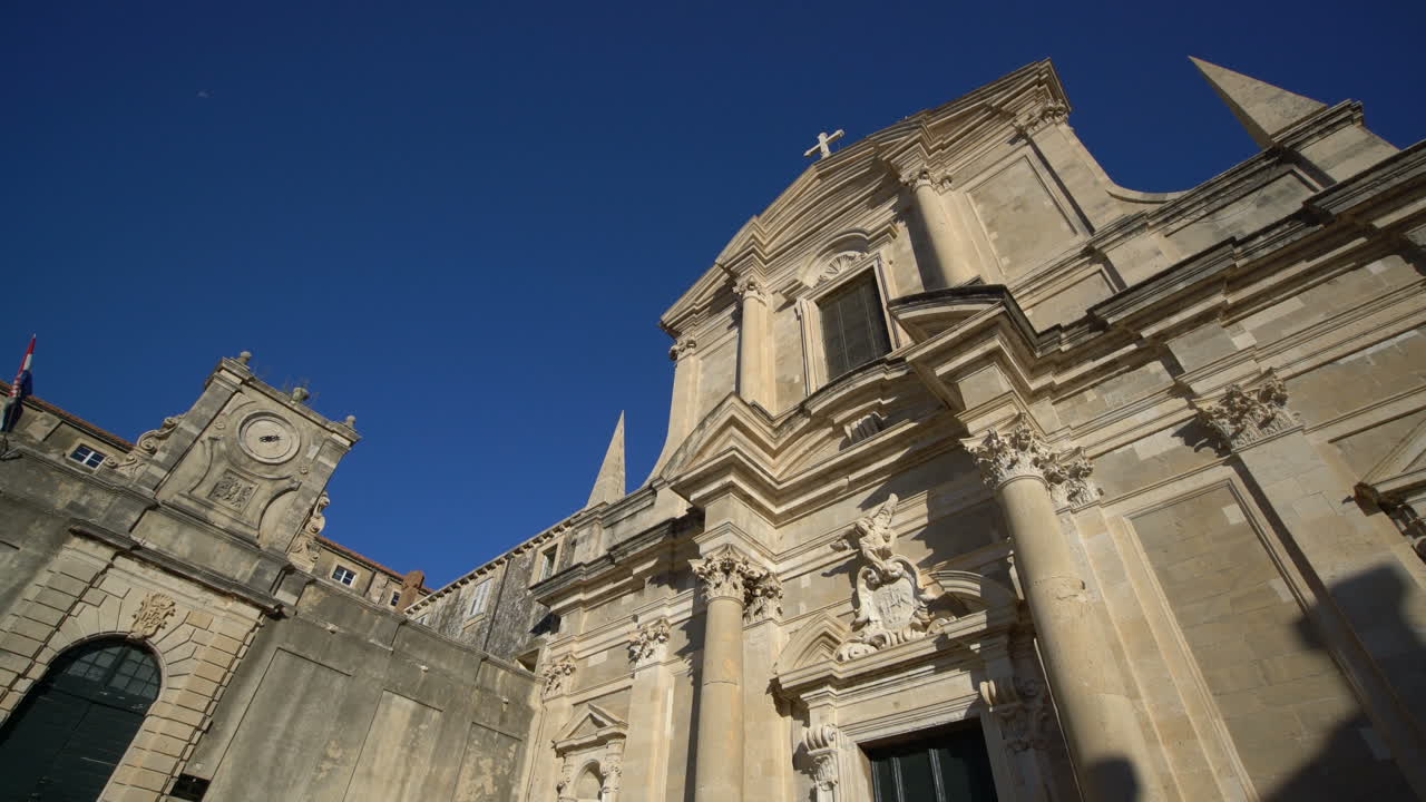catedral de dubrovnik en la ciudad de dubrovnic, croacia.