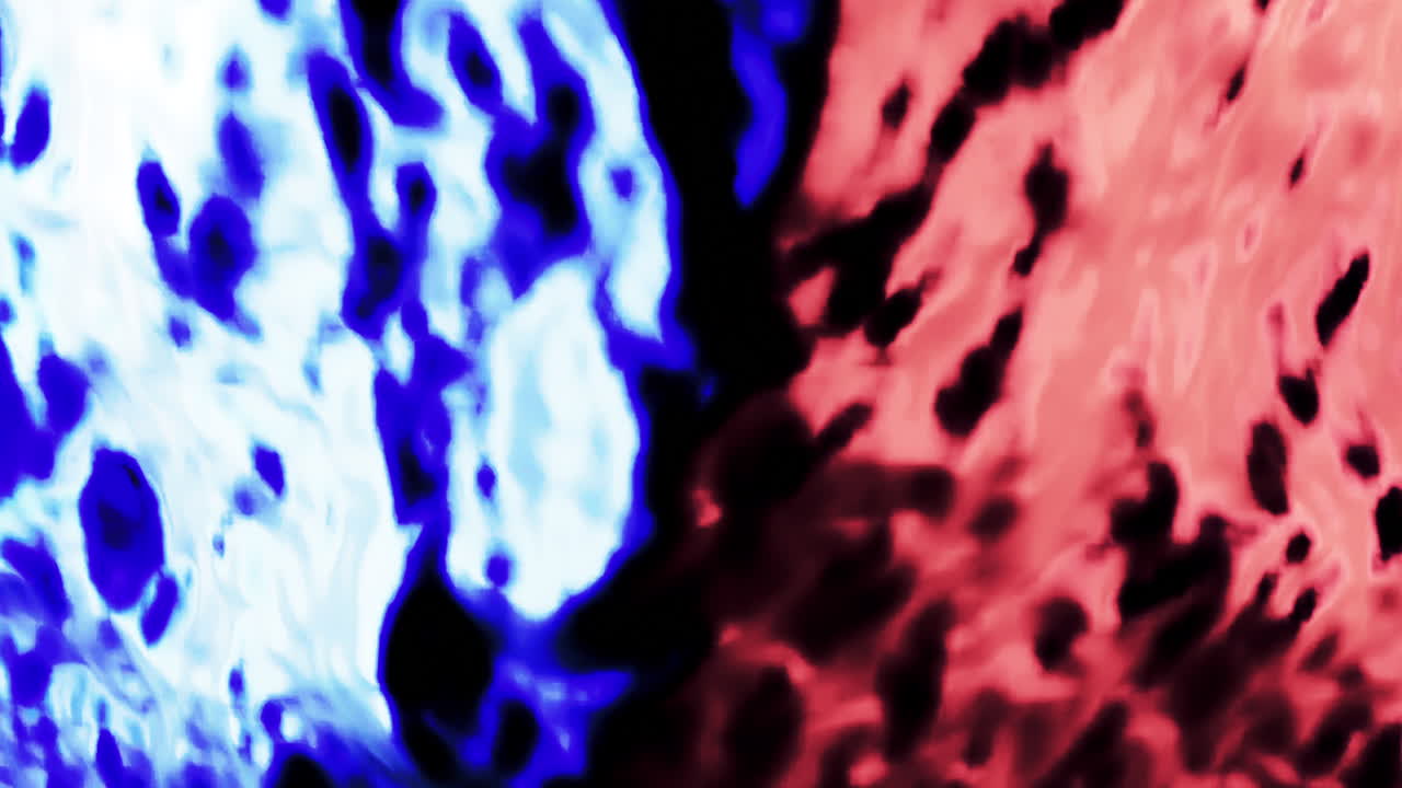 Abstract Blue and Red Paint Splash