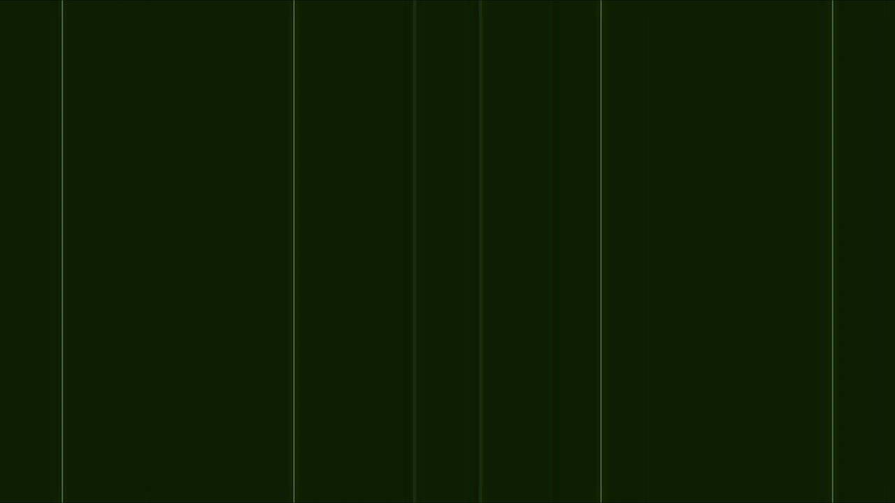 Abstract Motion Background with Vertical Moving Lines on Dark Green