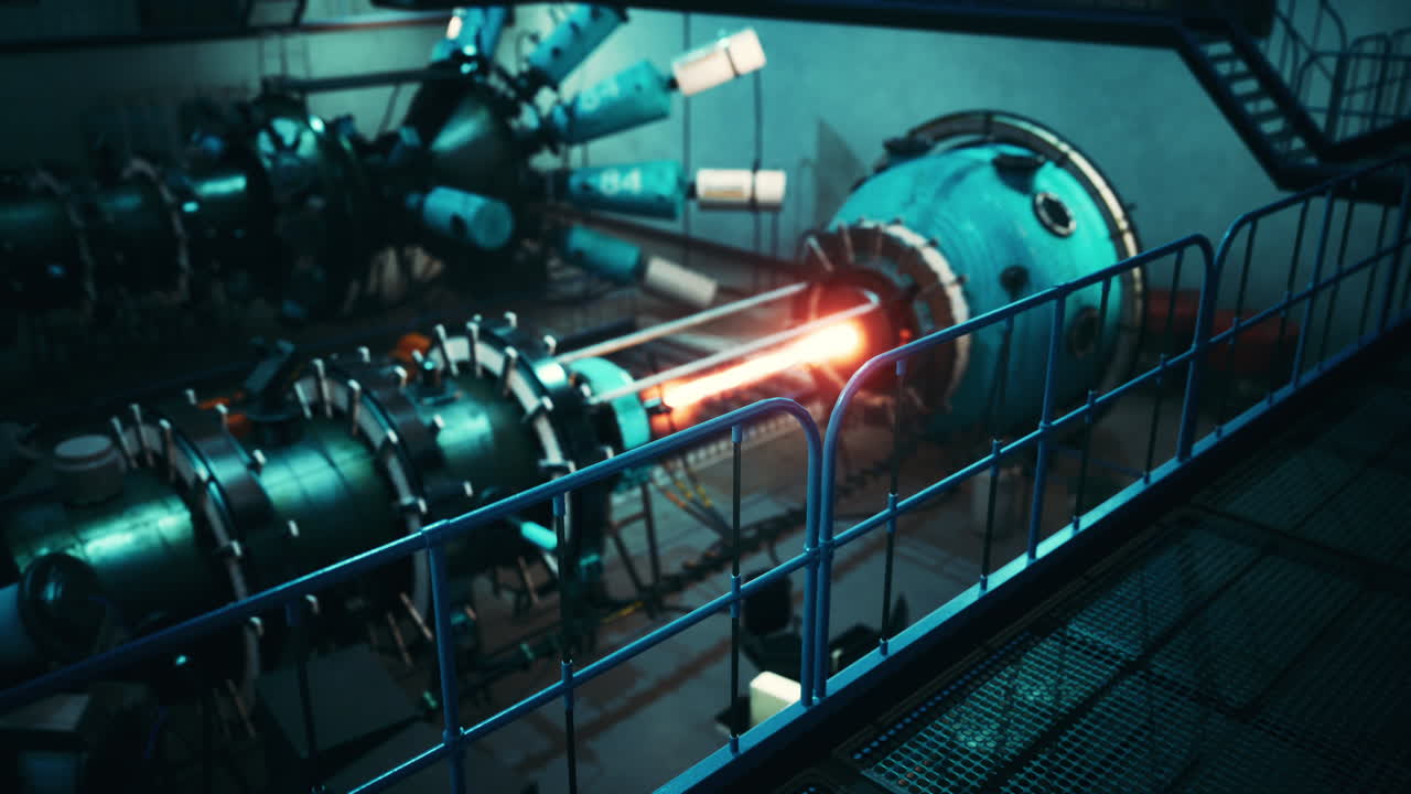 reactor termonuclear o nuclear conceptual de alta tecnología