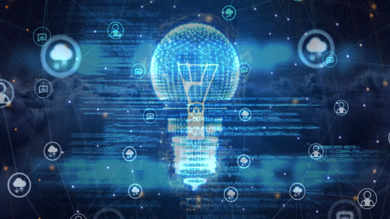 전구의 애니메이션과 데이터 처리