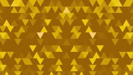 abstract gold triangles pattern