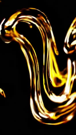 abstract liquid gold