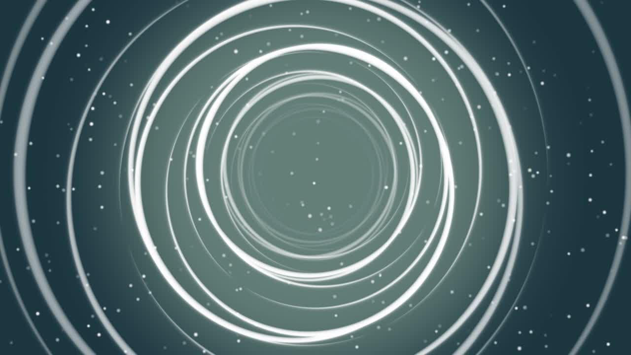 어두운 배경 루프의 추상적인 서클 라인