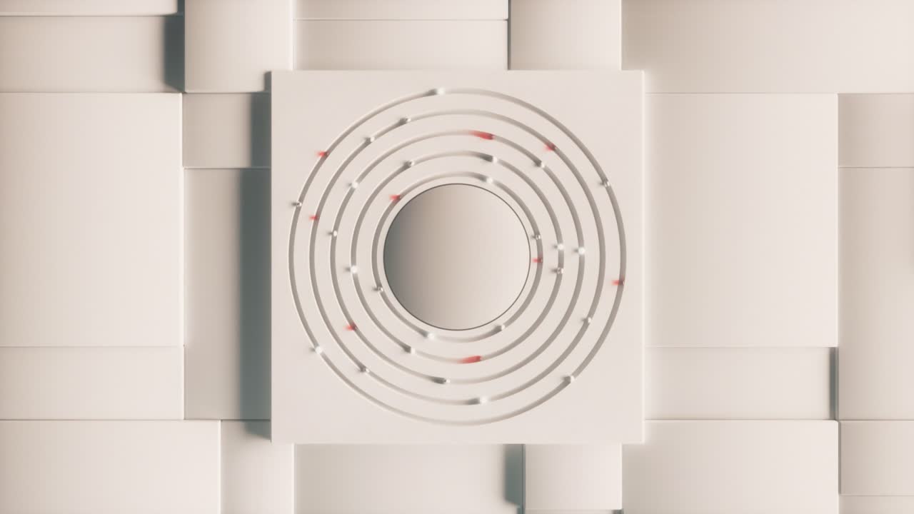 Abstract Geometric Design with Concentric Circles