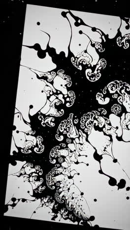 abstract ink blot art