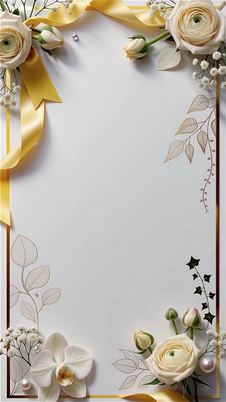 Minimalist Luxury Wedding Invitation Background